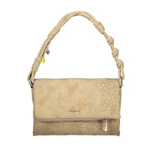 Desigual Beige Polyurethane Women Handbag