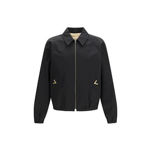 Valentino Black Cotton Bomber