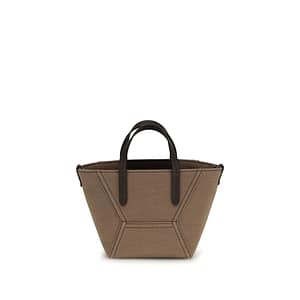 Brunello Cucinelli Beige Cotton Handbag