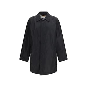 Burberry Black Polyester Coat