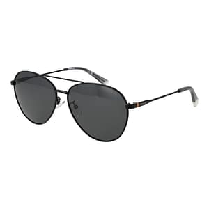 Polaroid Black Metal Sunglasses