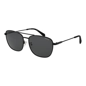 Polaroid Black Stainless Steel Sunglasses