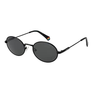 Polaroid Black Metal Sunglasses