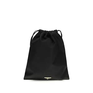 Prada Black Recycled Polyamide Clutch Bag