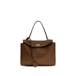 Balenciaga Brown Calf Leather Bos Taurus Shoulder Bag