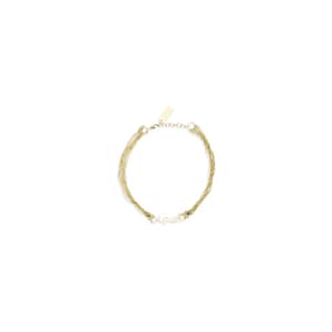 Saint Laurent Gold Brass Bracelet