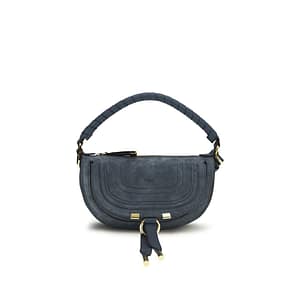ChloƩ Blue Calf Leather Bos Taurus Shoulder Bag