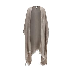 Fabiana Filippi Brown Linen Cloacks