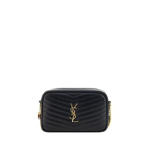 Saint Laurent Black Calf Leather Bos Taurus Shoulder Bag