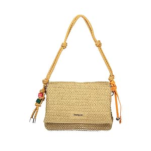 Desigual Beige Paper Women's Bag