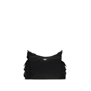 Prada Black Recycled Polyamide Shoulder Bag