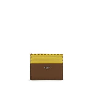 Fendi Multicolor Calf Leather Bos Taurus Wallet