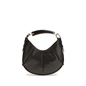 Saint Laurent Brown Calf Leather Bos Taurus Shoulder Bag