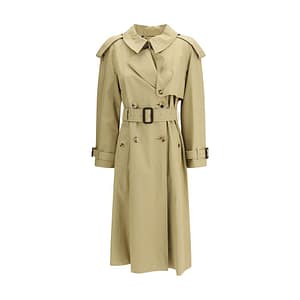 Burberry Beige Cotton Trench Coat