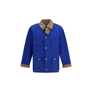 Barbour Blue Cotton Full-Length Jacket