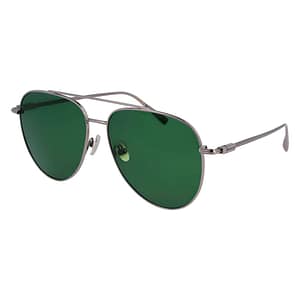 Ferragamo Gray Metal Sunglasses