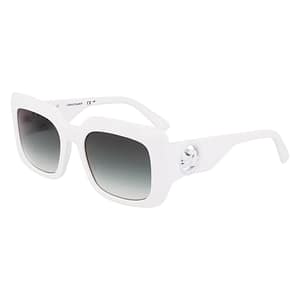 Longchamp White Acetate Sunglasses