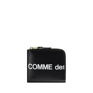 Comme Des Garçons Black Calf Leather Bos Taurus Wallet