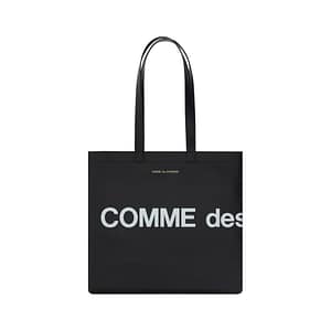 Comme Des Garçons Black Calf Leather Bos Taurus Shoulder Bag