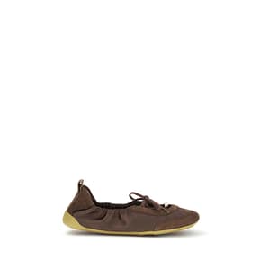 Chloé Brown Polyester Ballet Flats