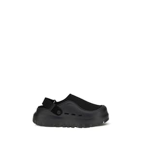 UGG Black Fabric Clogs