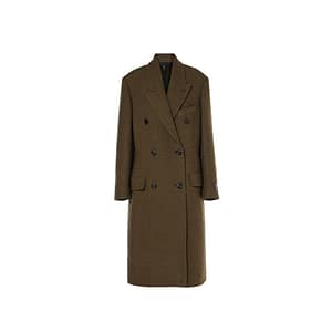 Acne Studios Brown Fibers Coat