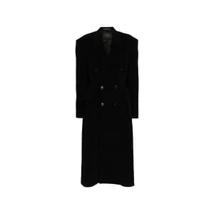Balenciaga Black Cashmere Coat