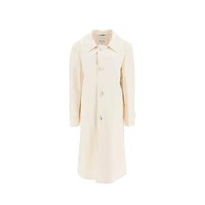 Maison Margiela White Cotton Coat