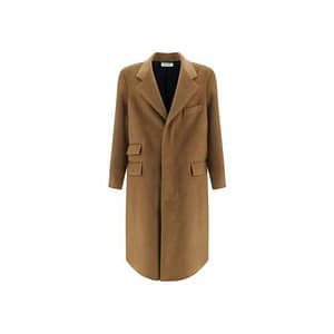 Saint Laurent Brown Wool Coat