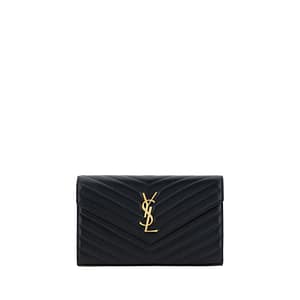 Saint Laurent Black Lamb Ovis Aries Aries Shoulder Bag
