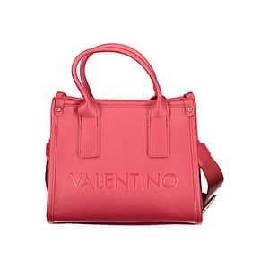 Mario Valentino Red Polyurethane Women's Bag with Adjustable Straps