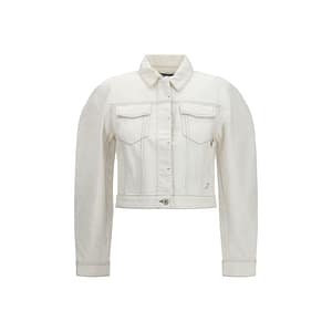 Jacquemus White Cotton Denim Jacket