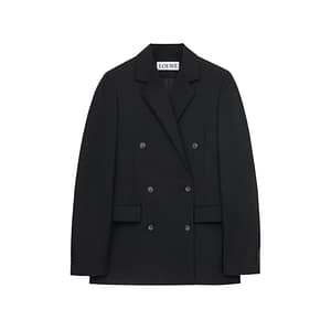 Loewe Black Mohair Coat