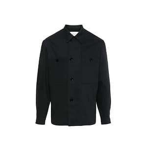 Lemaire Black Virgin Wool Coat