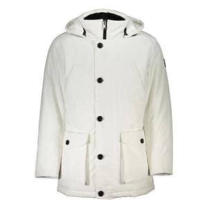 Hugo Boss White Elastane Jacket
