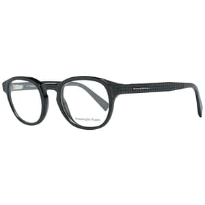 Ermenegildo Zegna Black Plastic Glasses (Frames)