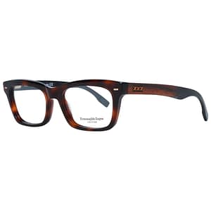 Ermenegildo Zegna Brown Plastic Glasses (Frames)