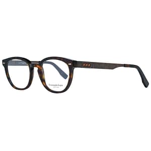 Ermenegildo Zegna Brown Plastic Glasses (Frames)