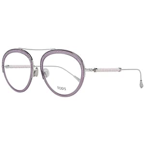 Tod's Purple Metal & Leather Glasses (Frames)