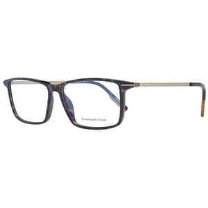 Ermenegildo Zegna Brown Plastic Glasses (Frames)