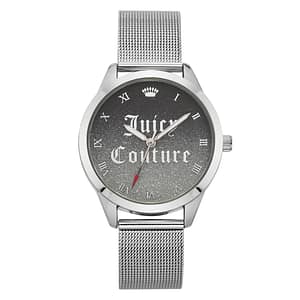 Juicy Couture Silver Stainless Steel Dress Watch
