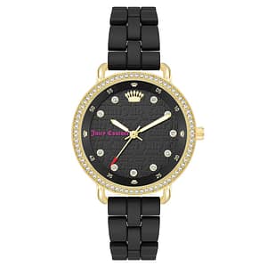 Juicy Couture Black Metal Dress Watch
