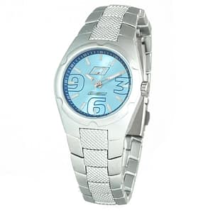 Chronotech Silver Stainless Steel Dress Watch