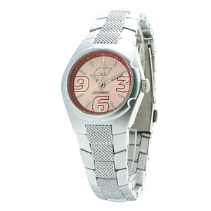 Chronotech Silver Polycarbonate Bracelet Watch