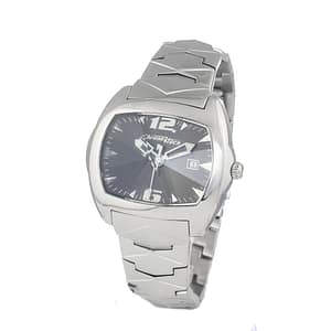 Chronotech Silver Stainless Steel Dress Watch