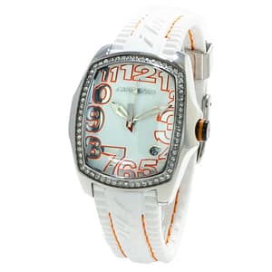 Chronotech White Rubber Sport Watch