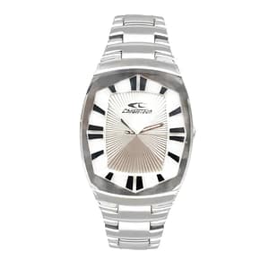 Chronotech Silver Stainless Steel Dress Watch