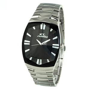 Chronotech Silver Stainless Steel Dress Watch