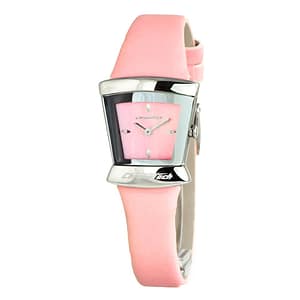Chronotech Multicolor Leather Dress Watch
