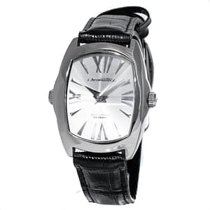 Chronotech Black Leather Dress Watch